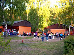 Volleyballplatz im Ferienpark