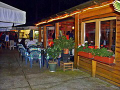 Biergarten mit Terrasse